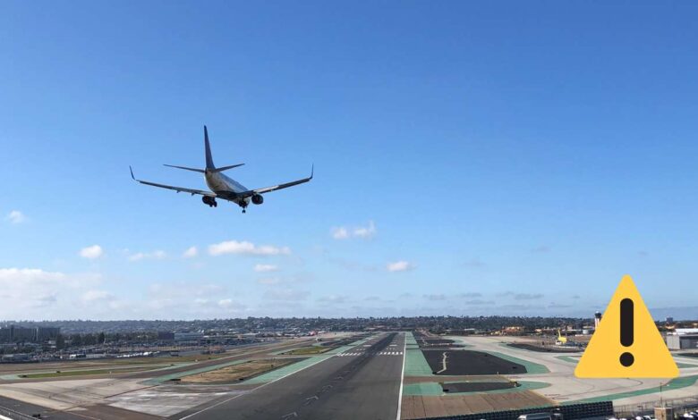 Vuelo evacuado por amenaza de bomba en San Diego